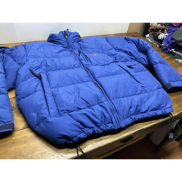 VINTAGE Polo Sport Ralph Lauren Jacket Mens 2XL Blue Down Marshmellow Puffer - Picture 3 of 14